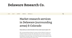 Desktop Screenshot of delawareresearch.com